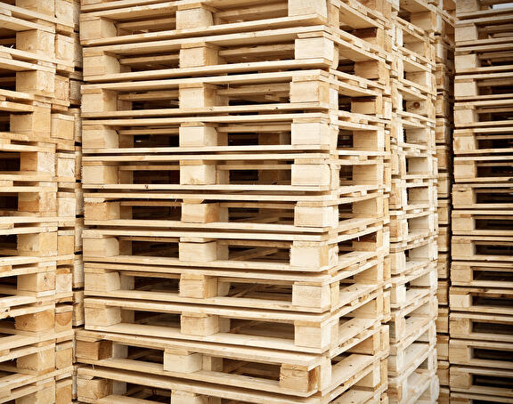 Pallet stapels